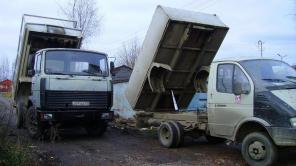 Доставка песка, щебня, навоза, отсева до 2 кубов
